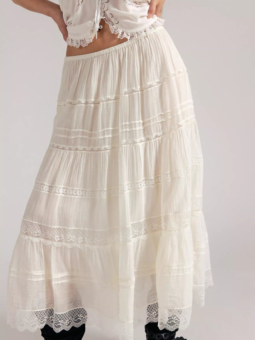 FP One Lily Lace Maxi Skirt - Picture 3 of 3